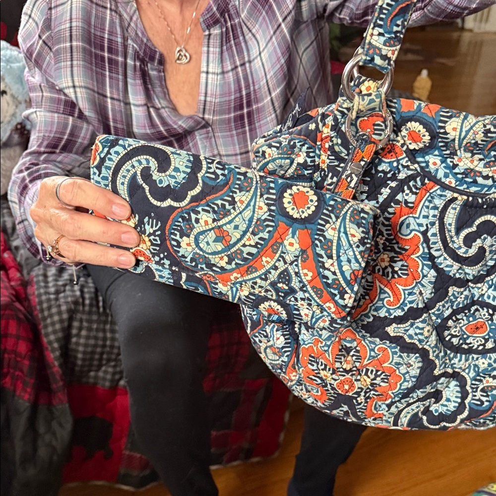 Vera Bradley Multicolor Paisley Handbag - Picture 4 of 5